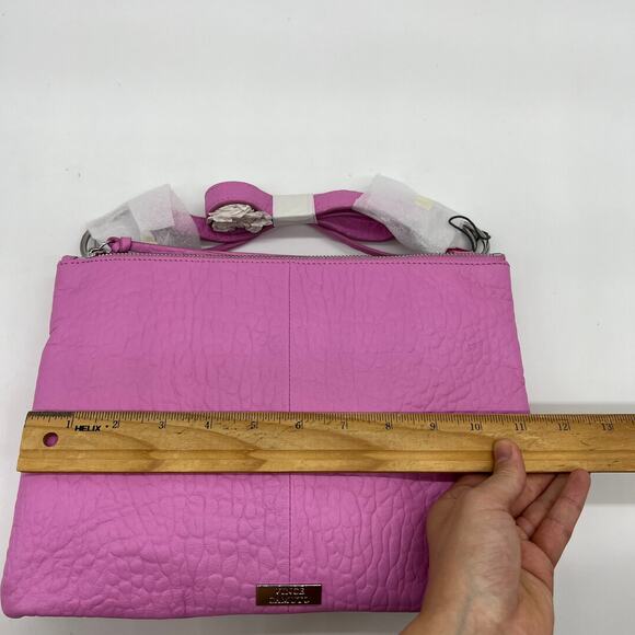 Vince Camuto Leather Livy Shoulder Bag Arresting Pink - Picture 5 of 16